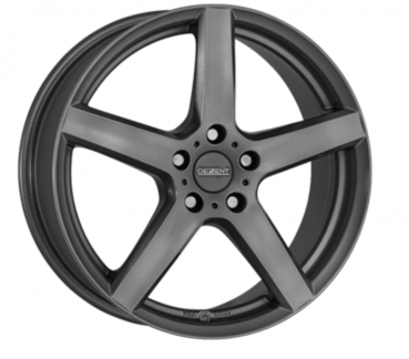 Winterkomplettrad Dezent TY Graphite Matt 17 Zoll mit FULDA Reifen